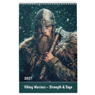 Calendário Guerreiros Viking – Força & Saga