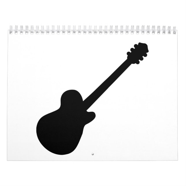 Calendário Guitarra da rocha (Capa)