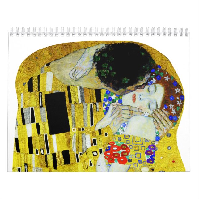 Calendário Gustav Klimt pintura (Capa)