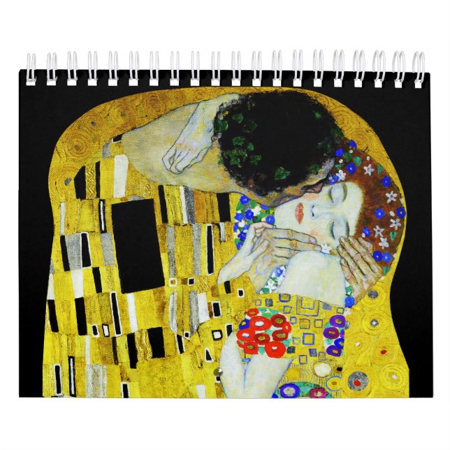 Calendário Gustav Klimt pintura (Capa)