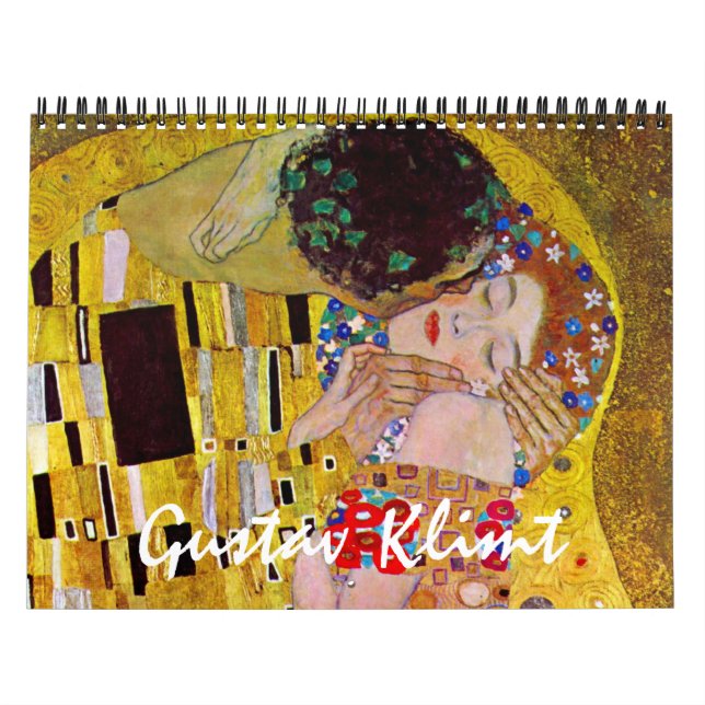 Calendário Gustav Klimt, Vintage Fine Art Nouveau (Capa)