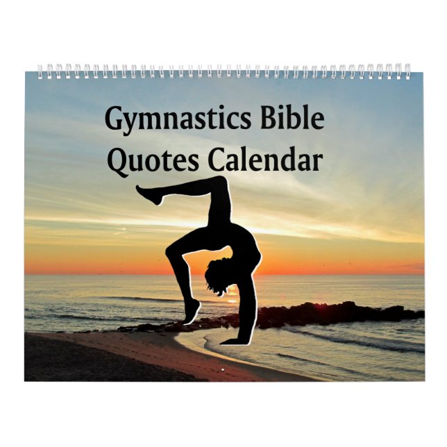CALENDÁRIO GYMNASTICS DE COTAS DE bíblia (Capa)