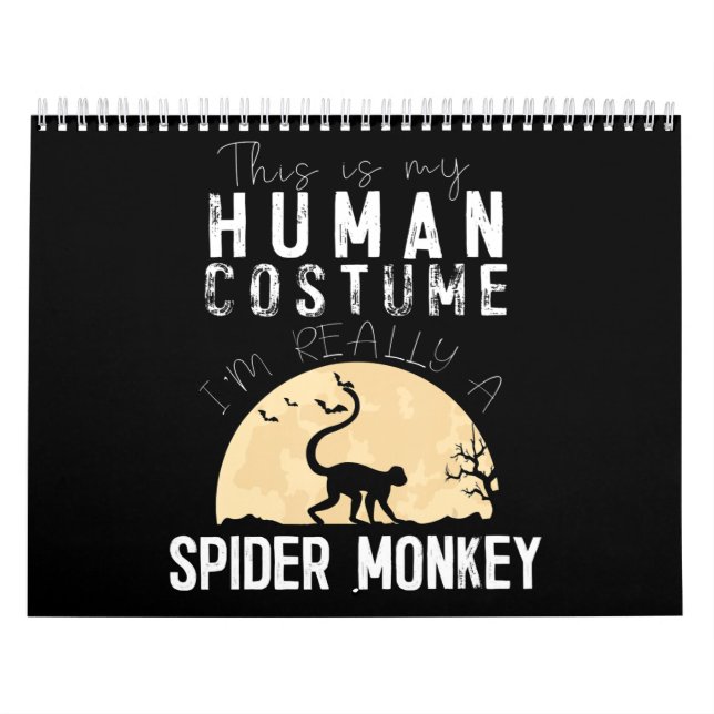 Calendário Halloween, Homem-Aranha-Macaco, Horror Assustador (Capa)