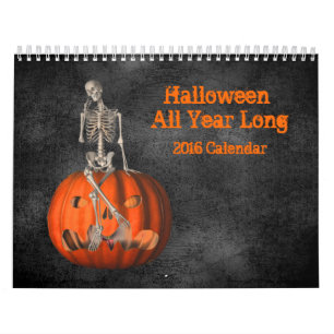 Calendário Halloween - Todo o ano - Longo 2016