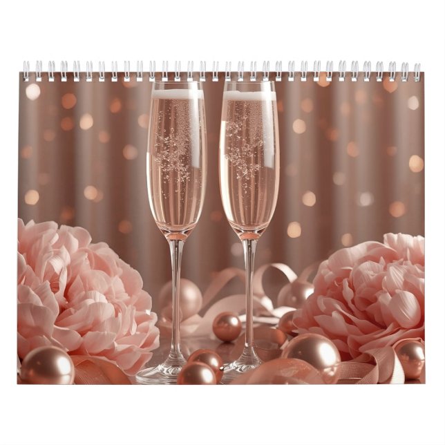 Calendário happy new year 2026 champagne glow (Capa)