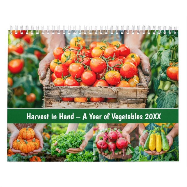 Calendário Harvest in Hand – A Year of Vegetables (Capa)