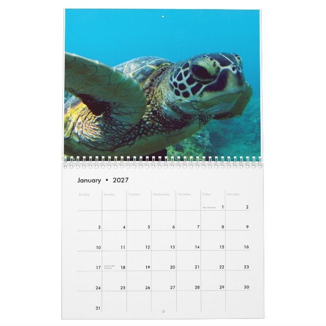 Calendário Havaí (Jan 2027)