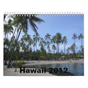 CALENDÁRIO HAVAÍ 2012