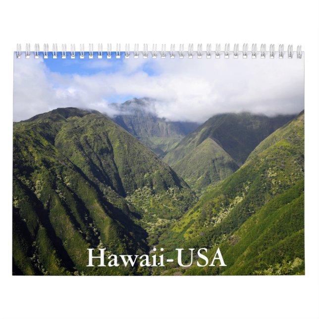 Calendário Havaí-EUA (Capa)