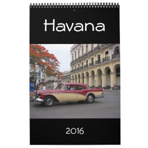 Calendário havana Cuba 2016