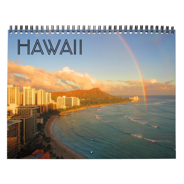 Calendário hawaii eua 2027 (Capa)