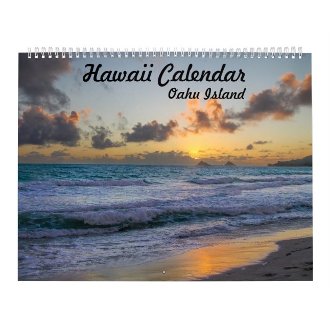 Calendário Hawaii Oahu Calendar (Capa)