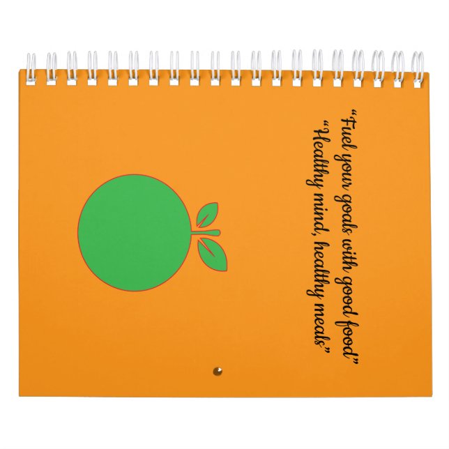 Calendário Healthy Food Sticker – Meal Prep planner Label  (Capa)