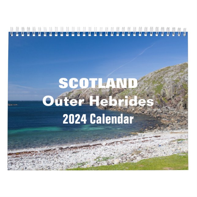 Calendário Hébridas Exteriores da Escócia 2025 (Capa)