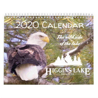 Calendário Higgins Lake Nature 2020 Calendar c