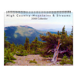 Calendário High Country - Montanhas & Rios