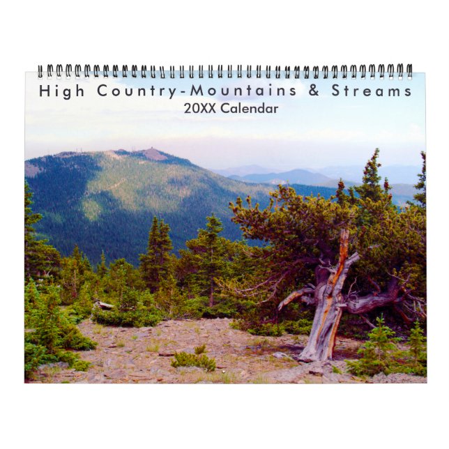 Calendário High Country - Montanhas & Rios (Capa)