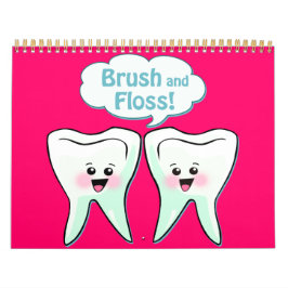 Calendário Higienista Dental Engraçado