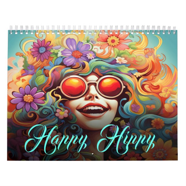 Calendário Hippy Feliz (Capa)
