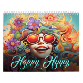 Calendário Hippy Feliz
