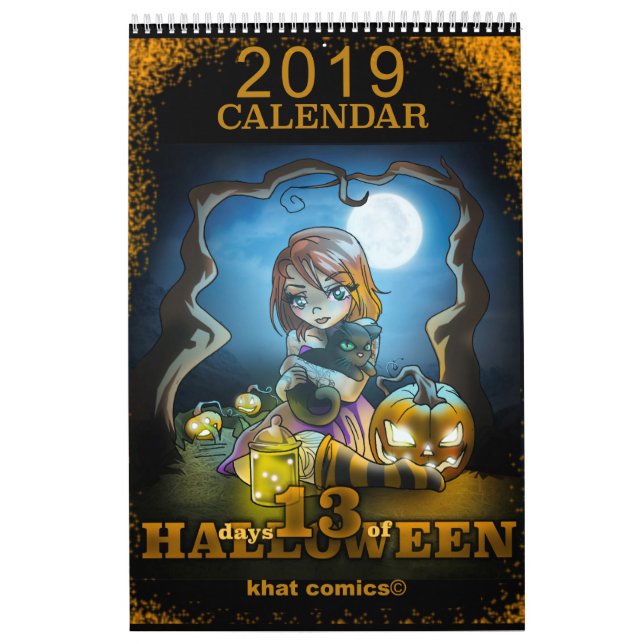 Calendário História em quadrinhos de Khat 13 dias do (Capa)