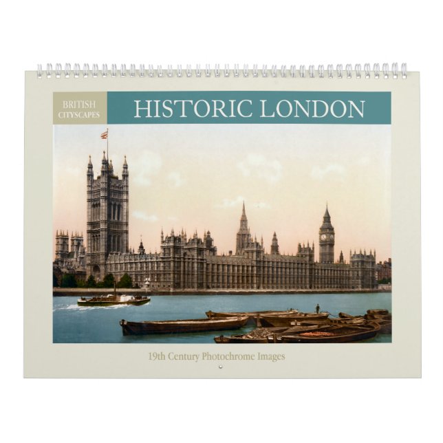 Calendário Historic London Cityscapes 2026 (Capa)
