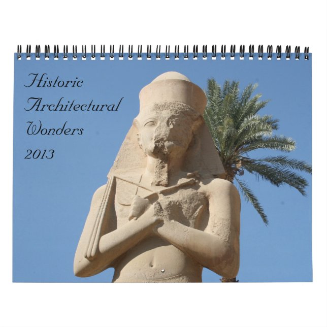 calendário histórico das maravilhas 2013 (Capa)