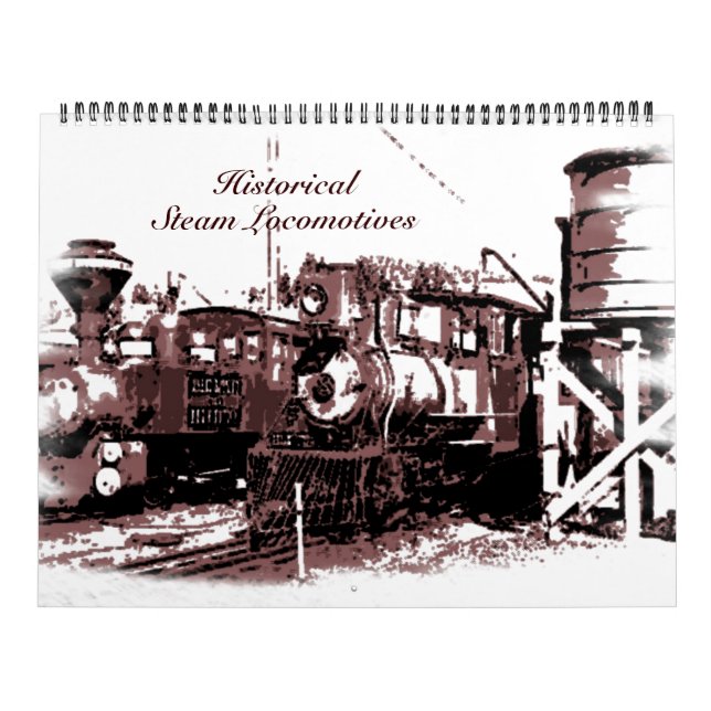 Calendário Histórico de Locomotivas a Vapor (Capa)