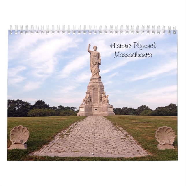 Calendário histórico de Plymouth Massachusetts (Capa)