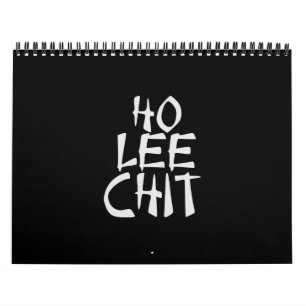 Calendário HO Lee Chit divertido asiático