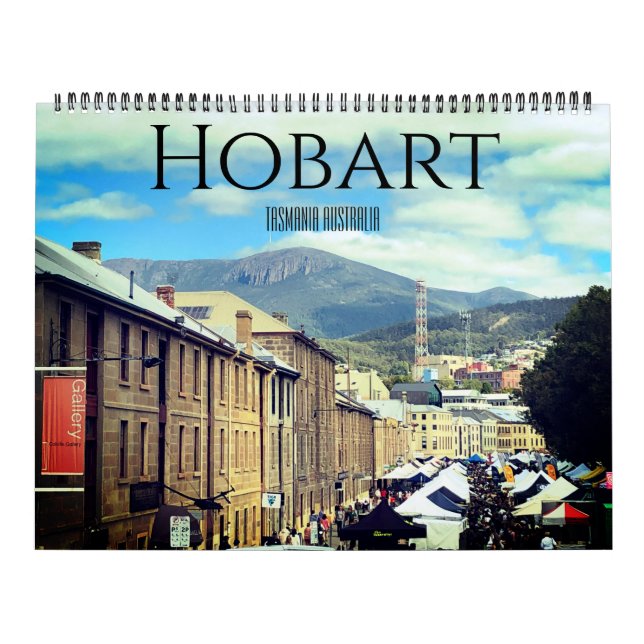 Calendário hobart tasmânia 2027 grande (Capa)