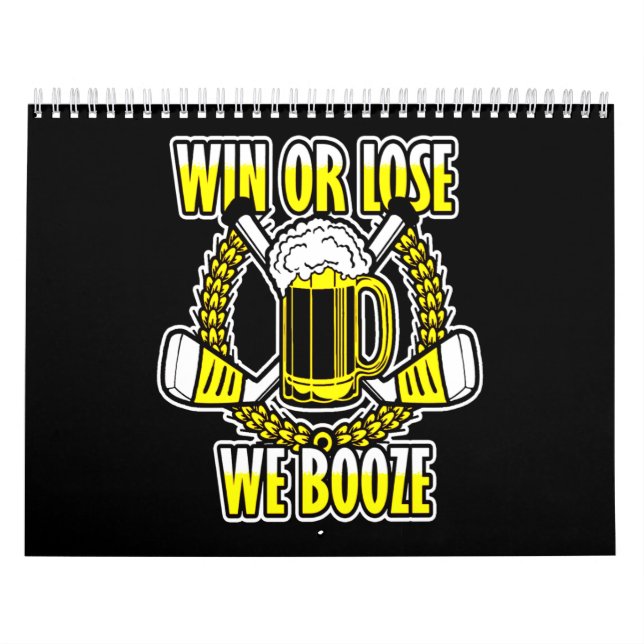 Calendário Hockey Lover | Ganho Ou Perder Booze (Capa)