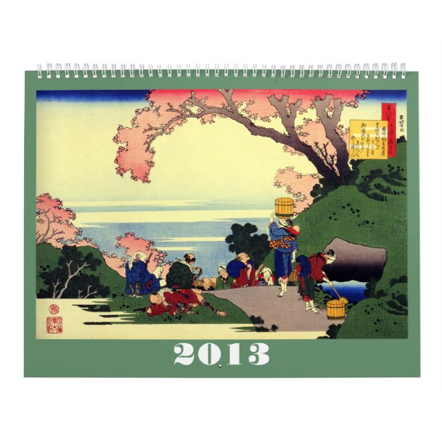 Calendário Hokusai 2013 nº 2 (Capa)