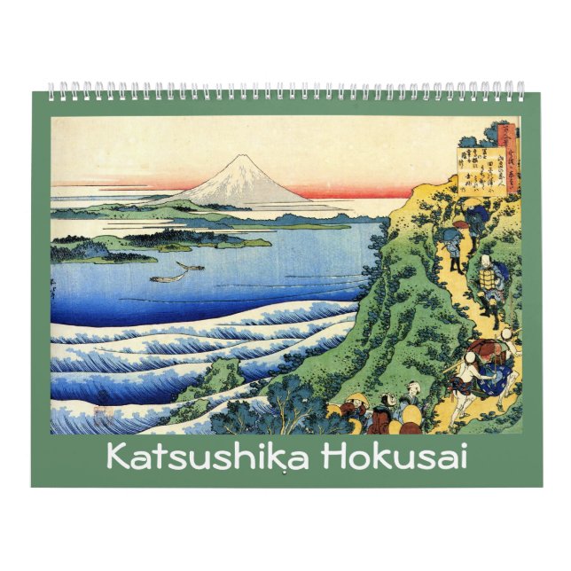 Calendário Hokusai de 18 meses (Capa)