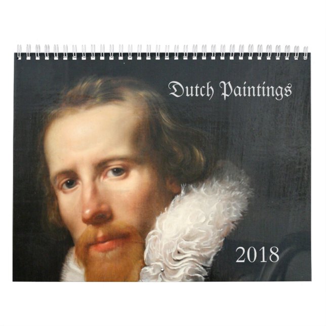 Calendário holandês 2018 das pinturas (Capa)