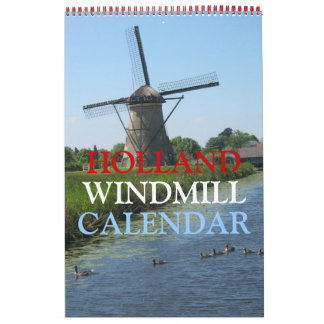 Calendário Holland Windmills