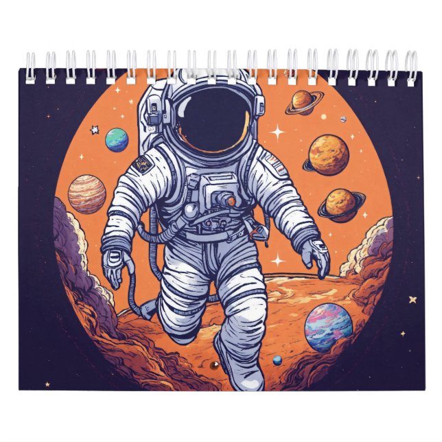 Calendário Homem do Espaço (Capa)