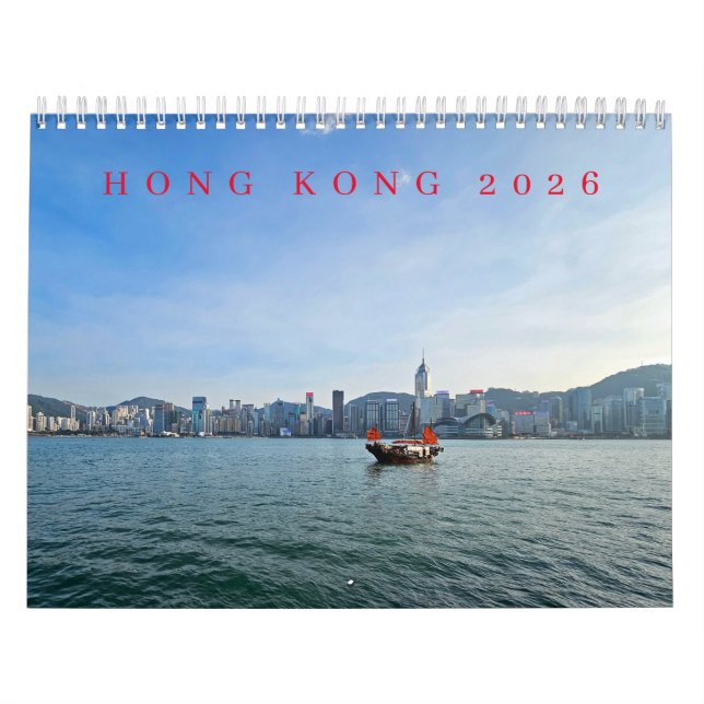 Calendário Hong Kong 2026 calendar (Capa)