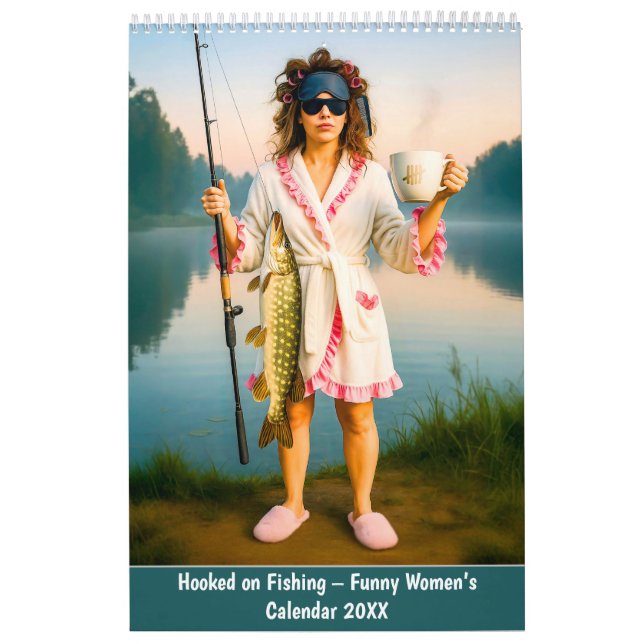 Calendário Hooked on Fishing – Funny Women’s (Capa)