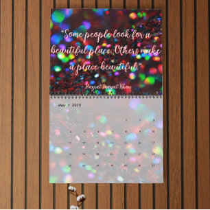 Calendário Horário Personalizado de Espontamento Vermelho Esc