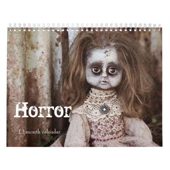 Calendário Horror assustador 2026 (Capa)