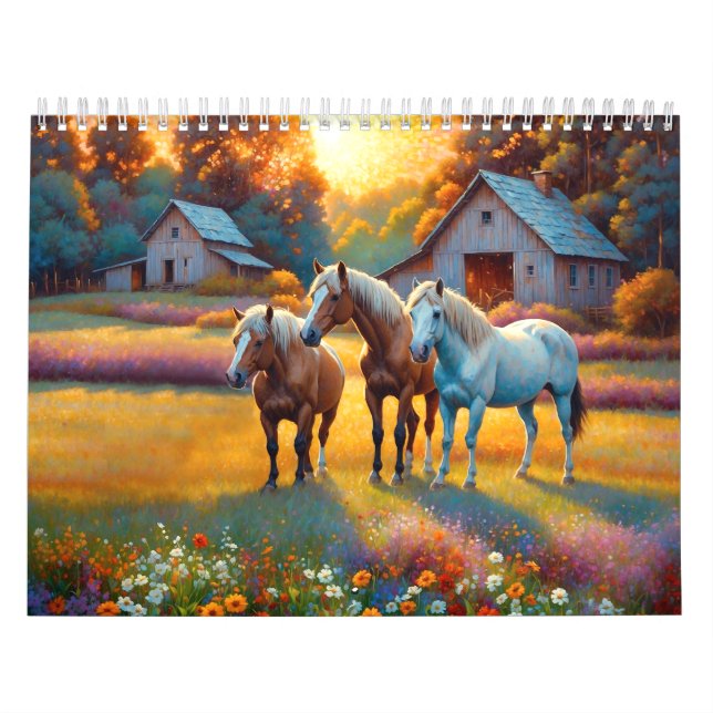 Calendário Horse Farms (Capa)