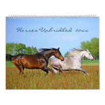 Horses Unbridled Wildlife Photography Custom Year
