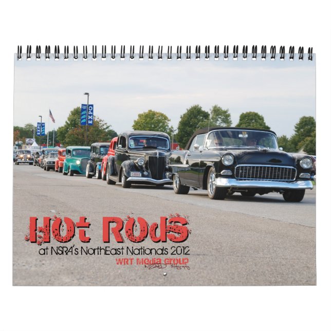 Calendário Hot Rods no NorthEast National 2012 da NSRA por WR (Capa)