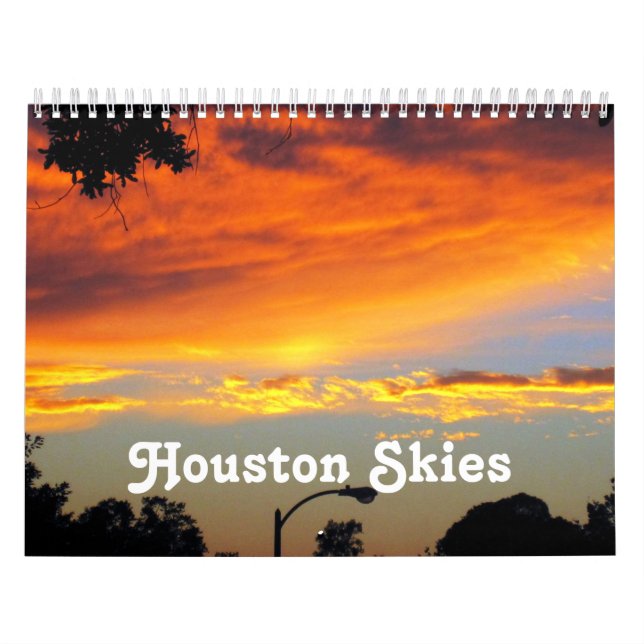 Calendário Houston Skies Calendar (Capa)