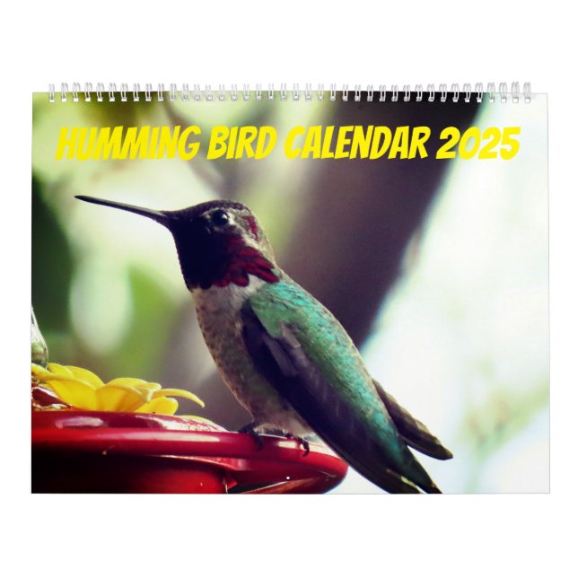 Calendário Humming Bird 2025 LargeCalendar, Branco (Capa)