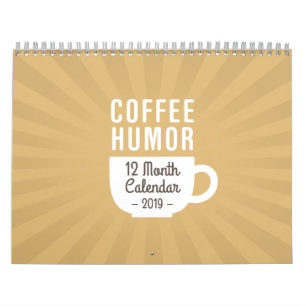 Calendário Humor de café