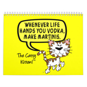 Calendário Humor Sarcástico de Kitten 2021