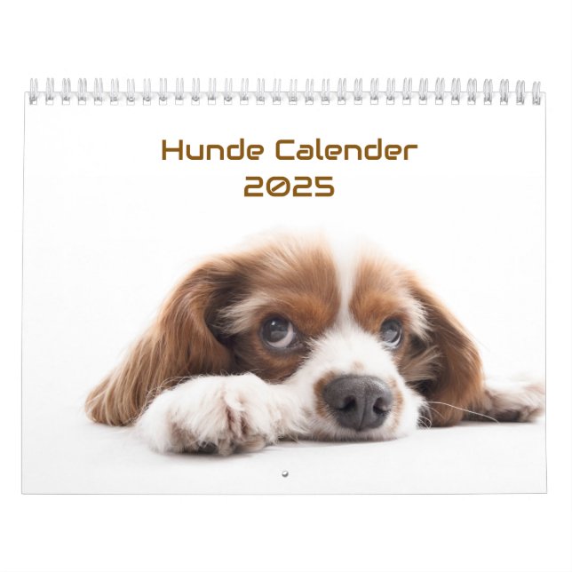 Calendário Hunde Calender 2025 (Capa)