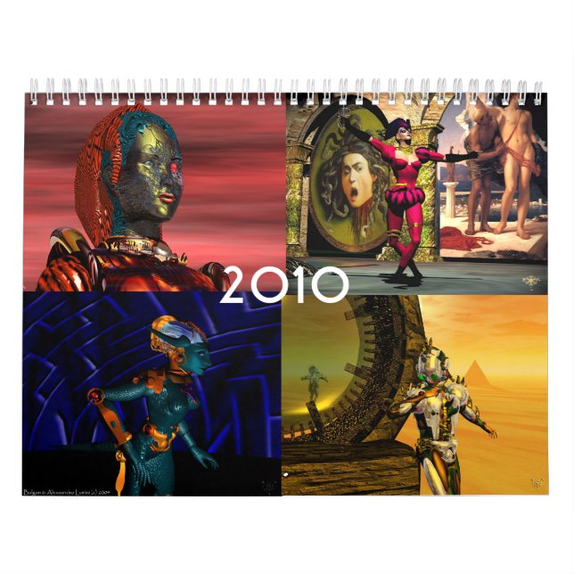 Calendário HYPERION WORLD 2017 Science Fiction (Capa)